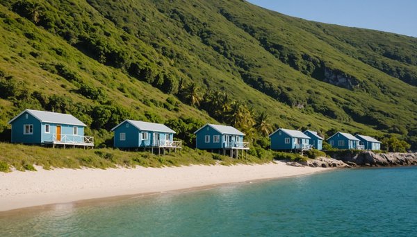 Évasion sauvage : Bungalows en bord de mer isolés